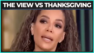 The View Host Tells Kamala Voters To Bail On Thanksgiving [upl. by Ahsemik]