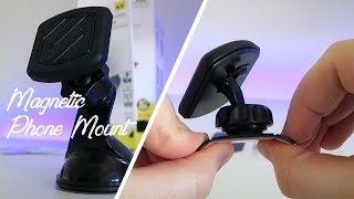 Scosche Magnetic Car Mount Unboxing and Review [upl. by Lorilyn623]