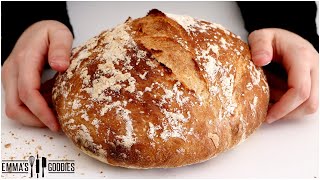 3 Ingredient Italian NO KNEAD BREAD  The Easiest way to make Bread [upl. by Eigroeg304]