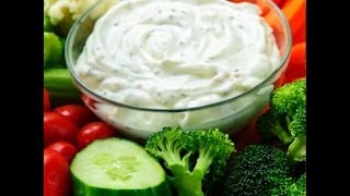 Easy Vegetable Dip Recipe [upl. by Nathanial495]