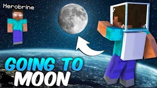 i want to moon to stop herobrine in Minecraft [upl. by Caylor]