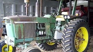 John Deere 3020 amp 4020 Tractors Low Hours Sat Outside for 30 Years [upl. by Chantal]