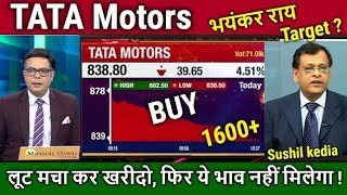 TATA Motors share news today Sushil KediaBuy or not tata motors share analysistarget 2025split [upl. by Had]