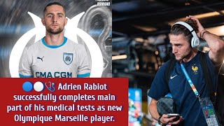 Adrien Rabiot successfully complete main part of his medical tests as new Olympique Marseille player [upl. by Declan]