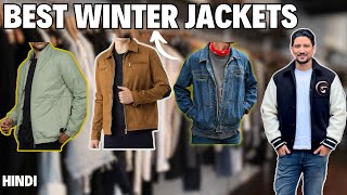 7 Best Winter Jackets for Men  Winter Essential  Hindi [upl. by Trilbee]