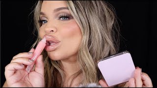 ASMR Girly Things Haul lip gloss Samsung flip and body sprays [upl. by Mitzl]