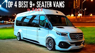 TOP 4 BEST 9 SEATER VANS IN 2025 [upl. by Claudian]