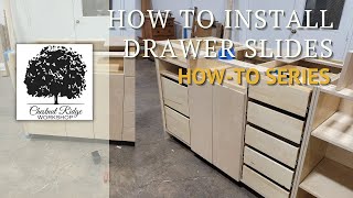 How To Install Drawer Slides The Fast amp Easy Way [upl. by Ashlan]