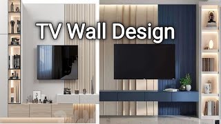 28 MODERN tv panel design 2024 Latest tv unit designs tv cabinet design tv wall designstv wall [upl. by Enrobyalc]