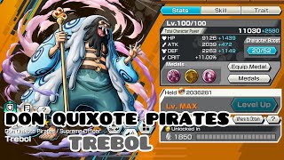 SUPREME OFFICER TREBOL GAMEPLAY  ONE PIECE BOUNTY RUSH  OPBR opbr bountyrush [upl. by Adnolaj511]