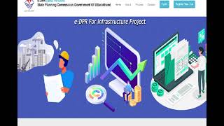 State Planning Commission Uttarakhand online Portal में EDPR को कैसे बनाना है [upl. by Aennil]