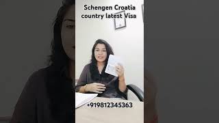 Croatias latest Visa receivednext will be your turn vfsappointment schengenvisa [upl. by Hagan686]