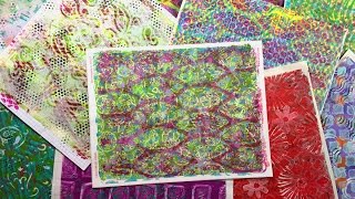 Gelli® Printing Basics  Part 2 of 2 [upl. by Ettelrac220]