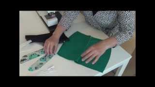 tutorial 10 rits in broek met los splitbeleg evt van voering [upl. by Htide]