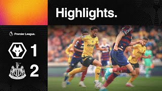 Beaten by Barnes screamer  Wolves 12 Newcastle  Highlights [upl. by Enywad]