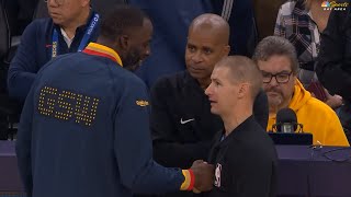 NBA ref tells Draymond Green that he listened to Draymonds podcast 😂 [upl. by Pittman]