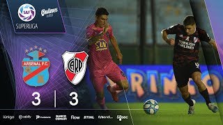 Fecha 10 resumen de Arsenal  River [upl. by Ahsyt356]