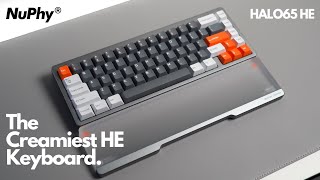 A Creamy Gaming HE Keyboard  Halo65 HE Review Unboxing amp Sound Test [upl. by Boggs]