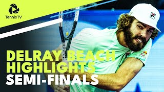 Opelka vs Millman Norrie vs Paul  Delray Beach 2022 SemiFinals Highlights [upl. by Orlan959]