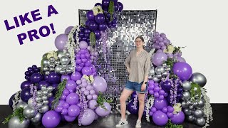 DIY Giant Balloon Garland on Shimmer Wall [upl. by Retla]