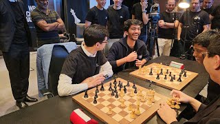 Laughter riot with Anish Giri  Bughouse featuring Anish Gukesh Wesley and Pragg [upl. by Nonnaihr]