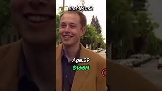 Elon Musk Net Worth Over The Years shorts money [upl. by Aymer]