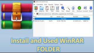 WinRAR Folder  How to install WinRAR Folder  WinRAR Vs Compressed [upl. by Enerual762]