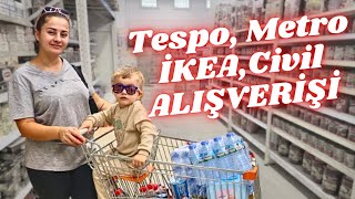 Alışveriş Videosu Sevenlere🛒 Metro ve Tespo Kıyaslama💲Güncel Fiyatlar Kampanyalar İndirimler🤩 [upl. by Anitsrhc]