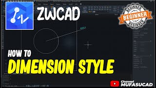 ZWCAD How To Dimension Style [upl. by Semreh]