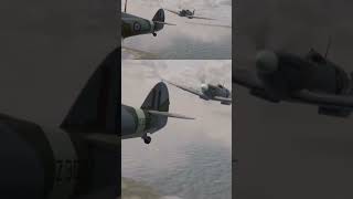 Hurricane and Spitfire ww2 militaryhistory militaryaircraft aviation [upl. by Ataynik193]