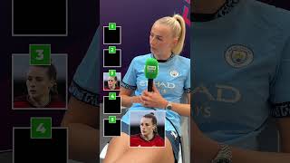 BLIND RANKING with Chloe Kelly 🔥 Fastest WSL players shorts [upl. by Edwine]