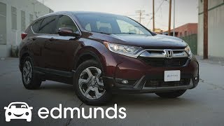 2017 Honda CRV Model Review  Edmunds [upl. by Antsirhc]