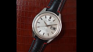 1965 Seiko 5 Sportsmatic Deluxe mens vintage automatic watch Model reference 76067000 [upl. by Rogerg]