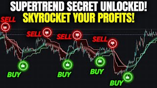 Supertrend Indicator Strategy Master the TradingView Buy Sell Indicator for Maximum Profits [upl. by Allecsirp]