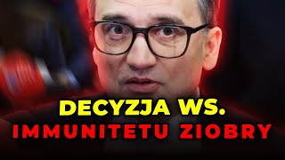 Komisja zdecydowała ws immunitetu Ziobry Chodzi o jego przymusowe doprowadzenie [upl. by Moyer242]