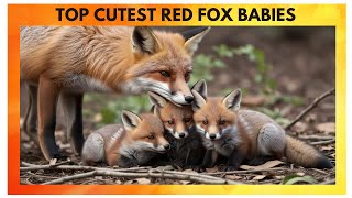 Top Cutest Red Fox Babies [upl. by Ahsenrac]