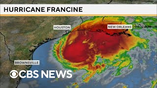 Hurricane Francine on path to make landfall in Louisiana Wednesday [upl. by Anigar]