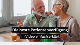 Die beste Patientenverfügung im Video einfach erklärt [upl. by Lurline526]