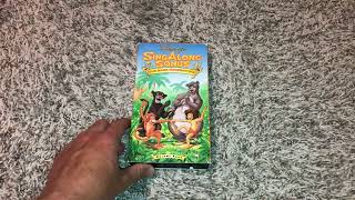 Disney’s Sing Along Songs The Bare Necessities 1991 VHS Overview [upl. by Zurn717]