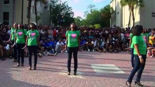 Kappa Upsilon chapter of Alpha Kappa Alpha  2011 Valdosta State Yardshow [upl. by Screens]