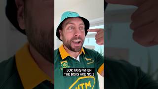 Bok fans right now 🇿🇦😂 Rugby TheRugbyGuy WorldRankings [upl. by Meehyrb]