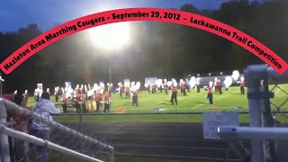 Hazleton Area Marching Cougars  Lackawanna Trail Competition  92912 [upl. by Toblat558]