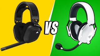 Corsair HS80 RGB vs Razer Blackshark V2 Pro  In Depth Review [upl. by Wanfried]