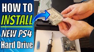 How to install NEW PS4 Hard Drive 500GB to 2 TB Upgrade Tutorial 2019 [upl. by Nagey58]