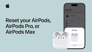 How to reset your AirPods AirPods Pro or AirPods Max  Apple Support [upl. by Atsylak]