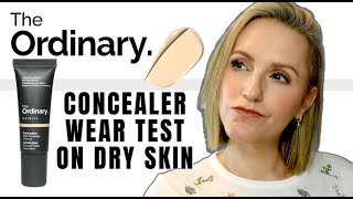 THE ORDINARY CONCEALER REVIEW AND WEAR TEST  OVER 40  DRY SKIN [upl. by Ayote763]