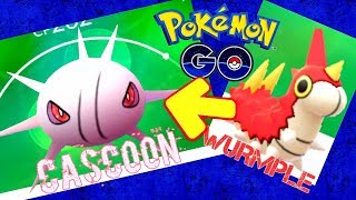 POKEMON GO GEN 3 EVOLUTION  WURMPLE 👉 CASCOON [upl. by Ellenor849]