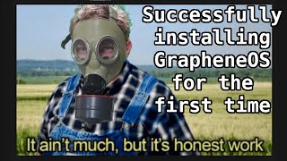 GrapheneOS an actual FirstLook and Install Easier than it should be [upl. by Eelloh]