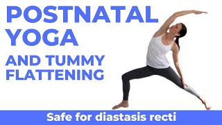 Postnatal Yoga With Diastasis Recti Exercises Postpartum [upl. by Cung]