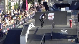 3rd Final Roller slopstyle  Dave Lang  FISE World Montpellier 2015 [upl. by Cinderella]